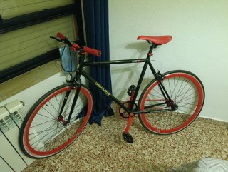 Bicicleta Urbana Fix Style Negra