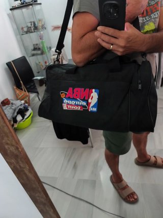 Bolsa Deporte Vintage NBA Europe Tour 1996 Nasco