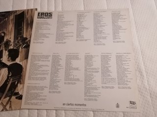 Eros Ramazzotti - En Ciertos Momentos LP Firmado