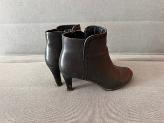 Botines de piel Clark negros