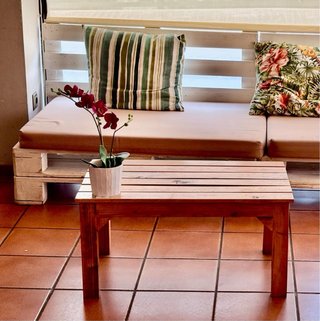Sofá Palets Chill Out con Cojines