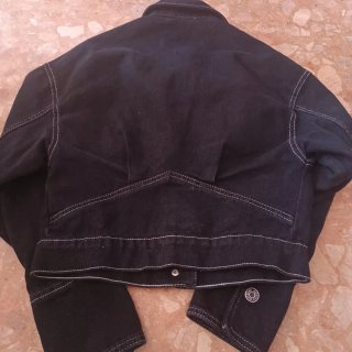 Cazadora vaquera Bershka negra Talla XS