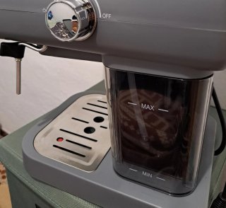 Cafetera GOLPEADA Silvercrest Gris Lidl