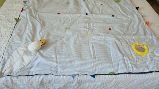 Manta de actividades para bebé