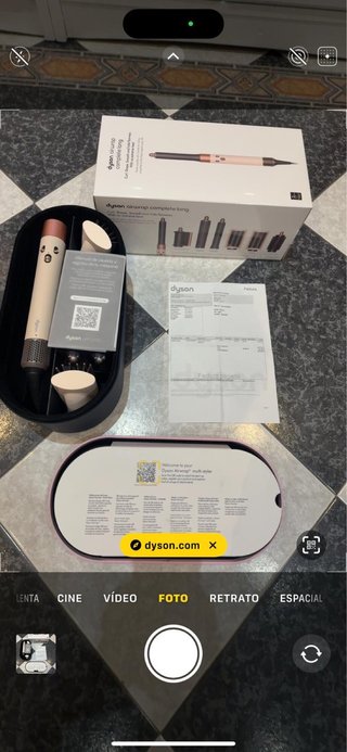 Dyson Airwrap Complete Long Beige/Rosa