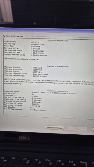 Dell XPS 13 9350 i7 16GB RAM 512GB SSD 4K tactil