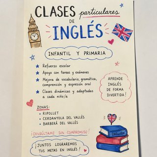 Clases particulares ingles infantil y primaria