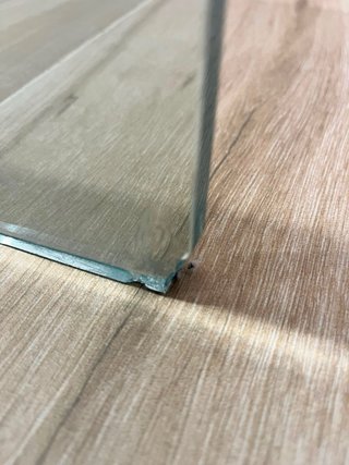 Mesa de centro de cristal moderna
