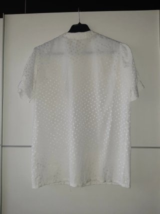 Camisa vintage blanca manga corta