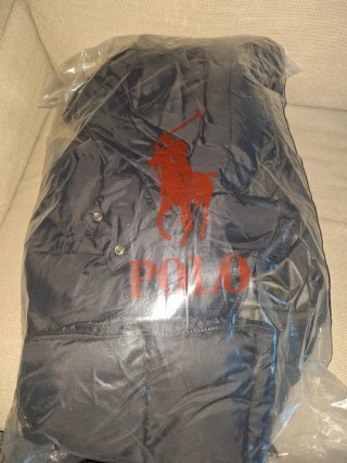 Polo Ralph Lauren Chaqueta Negra Plumas