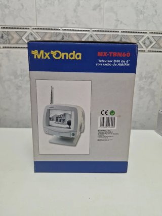 Televisor MX ONDA B/N 6 con Radio AM/FM