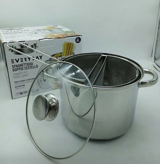 Pentola Spaghettiera Acciaio Inox 6L