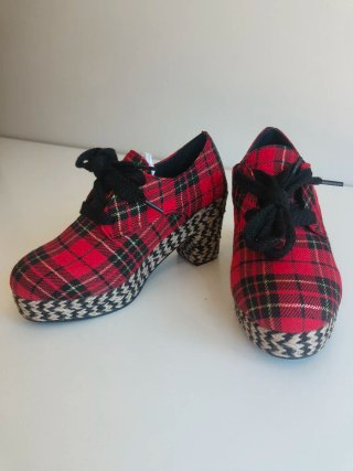 Zapatos tacón plataforma rojos Talla 38 NUEVOS