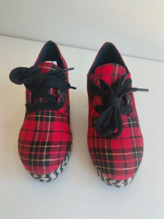 Zapatos tacón plataforma rojos Talla 38 NUEVOS