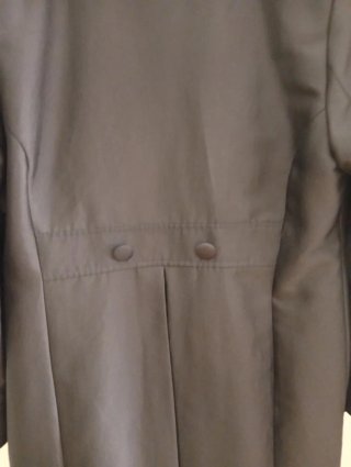 Abrigo gabardina H&M negro