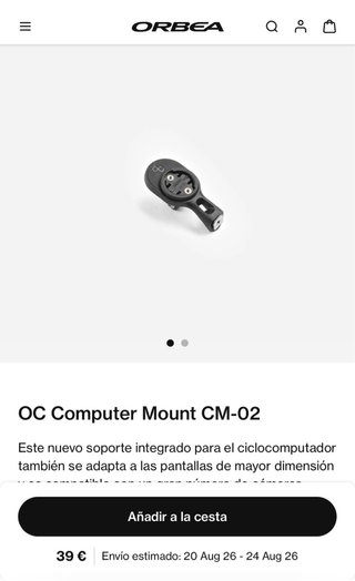 Manillar OC Carbono + Potencia + Soporte GPS
