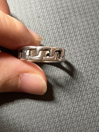 Anillo Acero Cadena 18mm