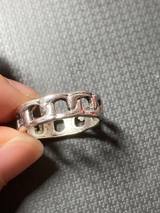 Anillo Acero Cadena 18mm