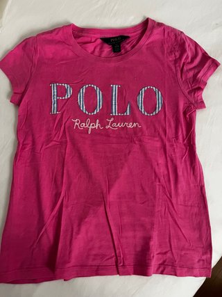 Camiseta Niña Polo Ralph Lauren Rosa Talla 10