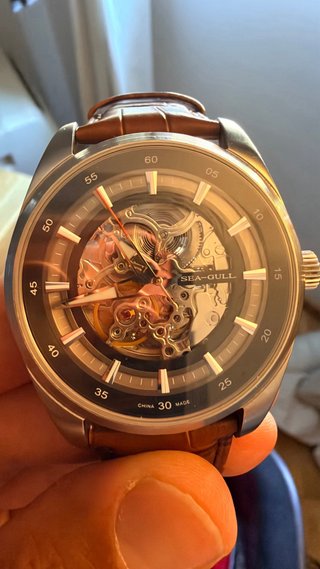 Reloj Sea-Gull Skeleton ST16 Zafiro