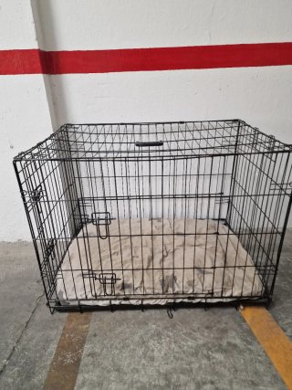 Jaula Perro 91x67x62 cm Negra