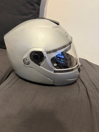 Casco Modular Nolan N91 Plata XXL