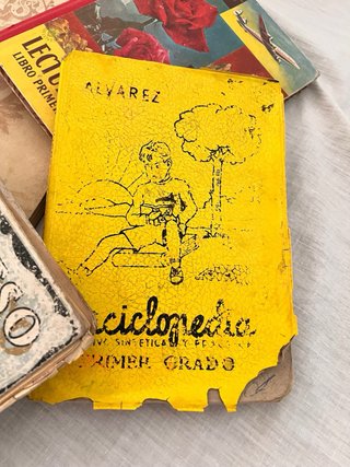 5 antiguos libros de estudio