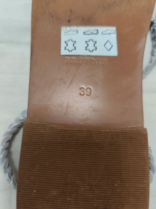 Sandalias Brownie Talla 39 Plata