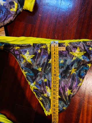 bikini Verdissima a fascia stelle tg 3° verde