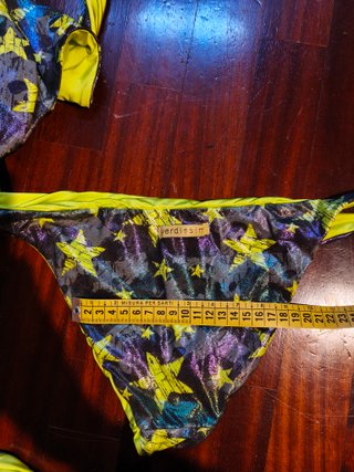 bikini Verdissima a fascia stelle tg 3° verde