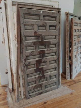 Lote 4 puertas madera castellana robusta