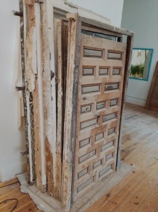 Lote 4 puertas madera castellana robusta