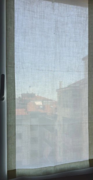 Coppia tende effetto lino 57x125