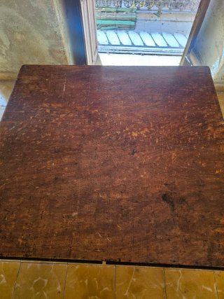 Mesa de madera maciza años 40-50!