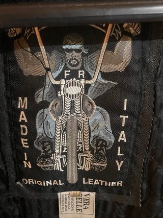 Giacca in vera pelle morbida vintage anni 90
