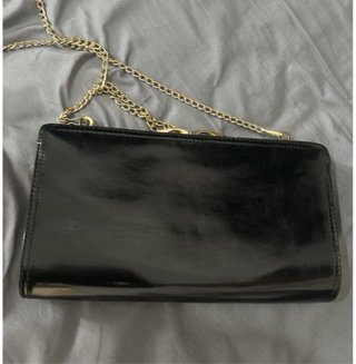 Bolso Dior Negro Cadena Dorada Vintage