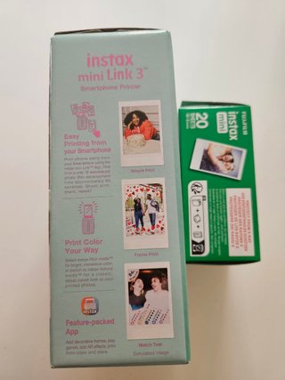 Impresora Instax Mini Link 3 + 20 hojas
