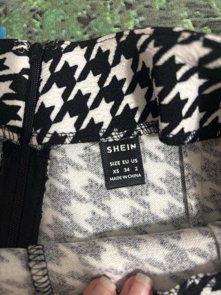 Falda pantalón Shein pata de gallo Talla XS