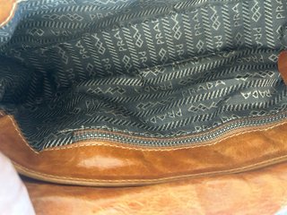 Bolso Prada Marrón Piel
