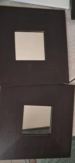 Cuadros Espejo Ikea Negros y Blancos