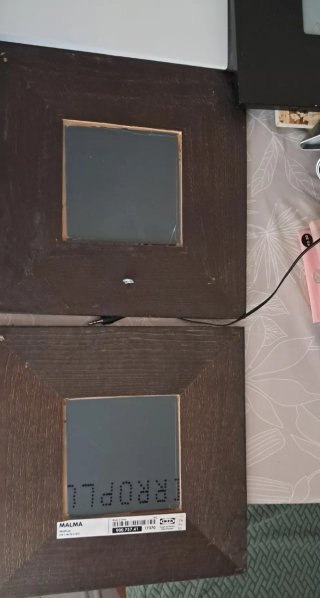 Cuadros Espejo Ikea Negros y Blancos