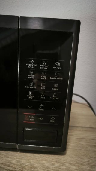 Microondas Samsung Negro