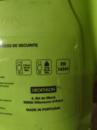 Portabebés Bicicleta Decathlon Verde