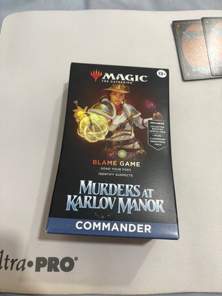 Mazo Commander Blame Game sellado en Inglés