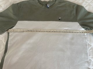 Camiseta Fila Talla S Verde y Blanca