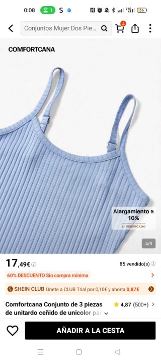 Mono negro tirantes M