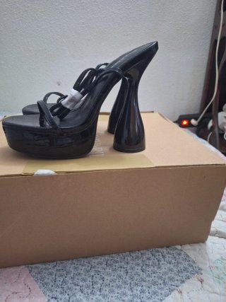 Simmi London Zapatos Tacón Negro Nuevos