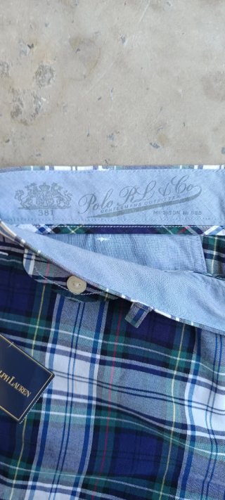 Pantalón Corto Polo Ralph Lauren A Cuadros (NUEVO)
