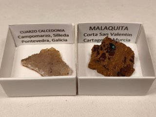 Lote de 12 minerales de España