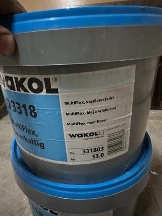 2 botes de Wakol D 3318 PVC Flex-Glue con Fibras